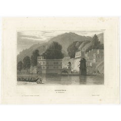 Antique Print of Haridwar City in Uttarakhand, India, 1837