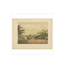 Antique Print of Java, Indonesia by M.T.H. Perelaer, 1888