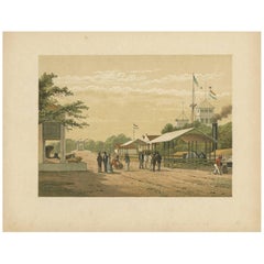 Antique Print of Java, Indonesia by M.T.H. Perelaer, 1888