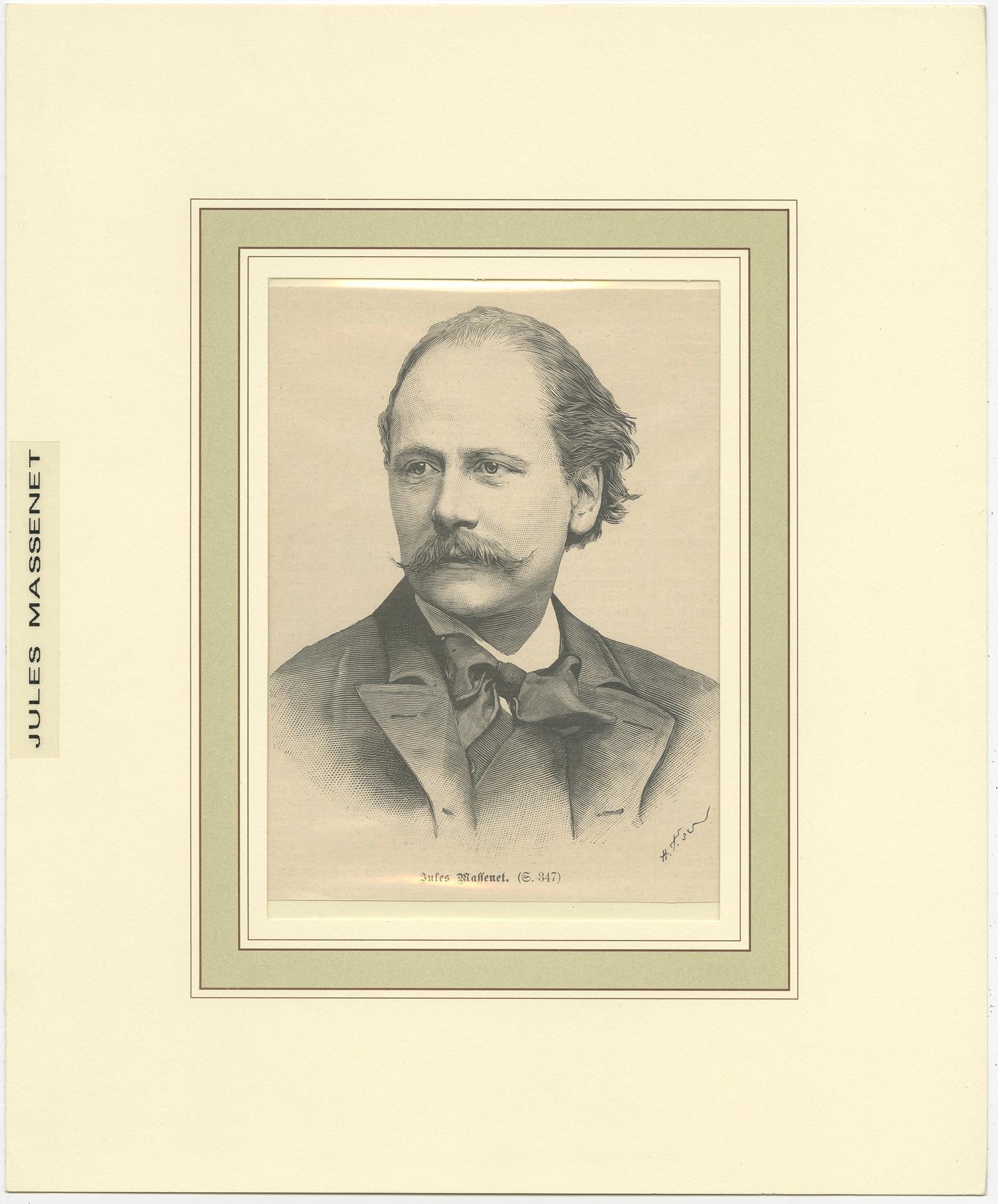 Antiker Druck mit dem Titel 