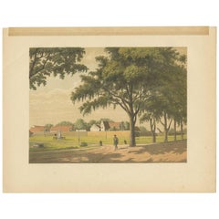 Antiker Druck von Makassar von M.T.H. Perelaer, 1888