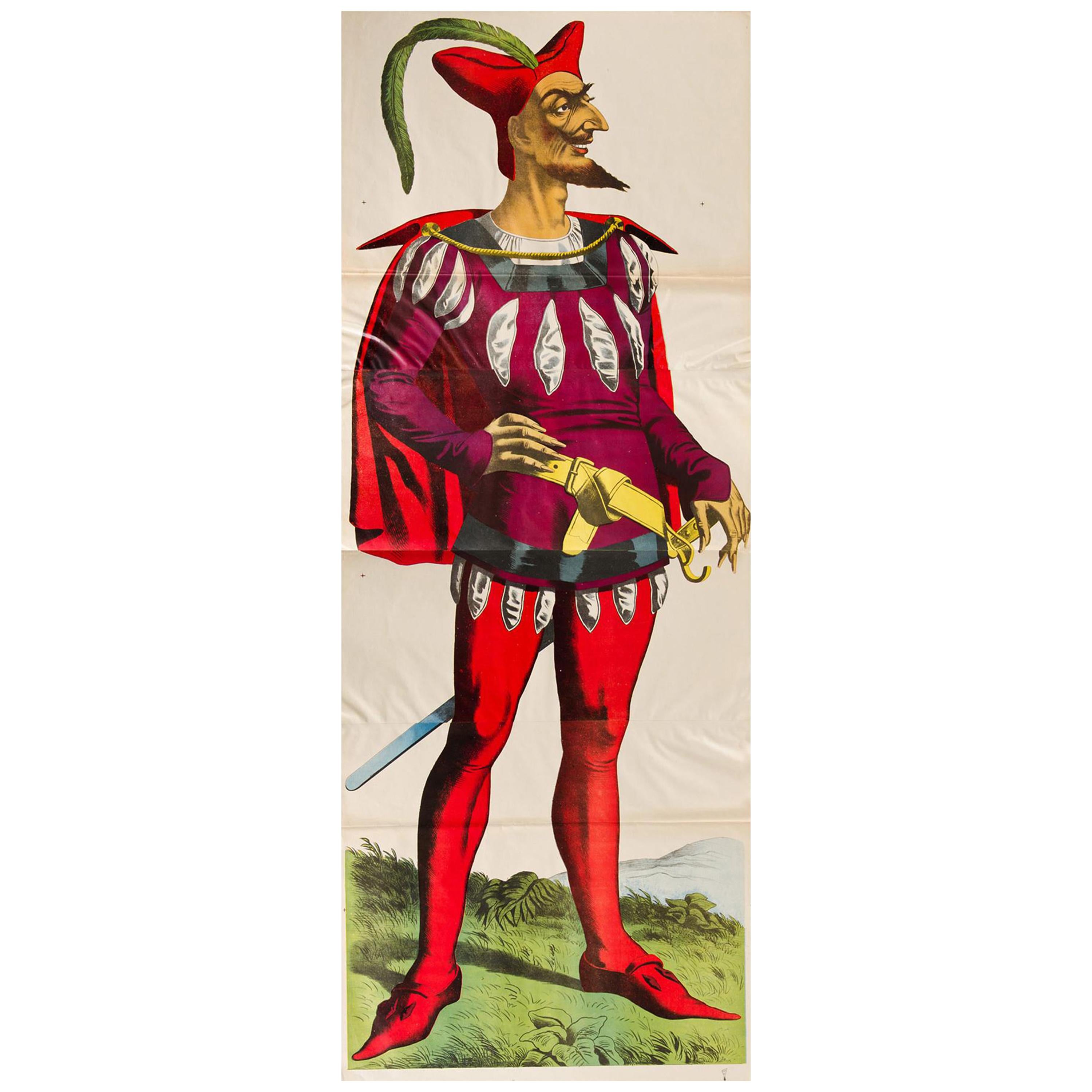 Antique Print of Mephistopheles 'c.1910' For Sale