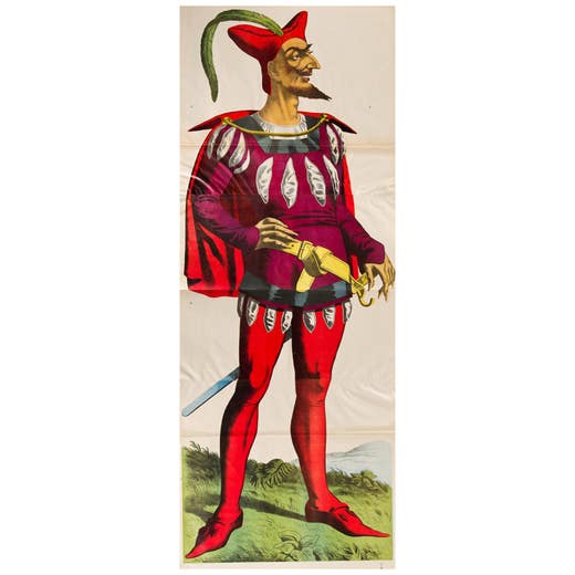 Antique Print of Mephistopheles 'c.1910'