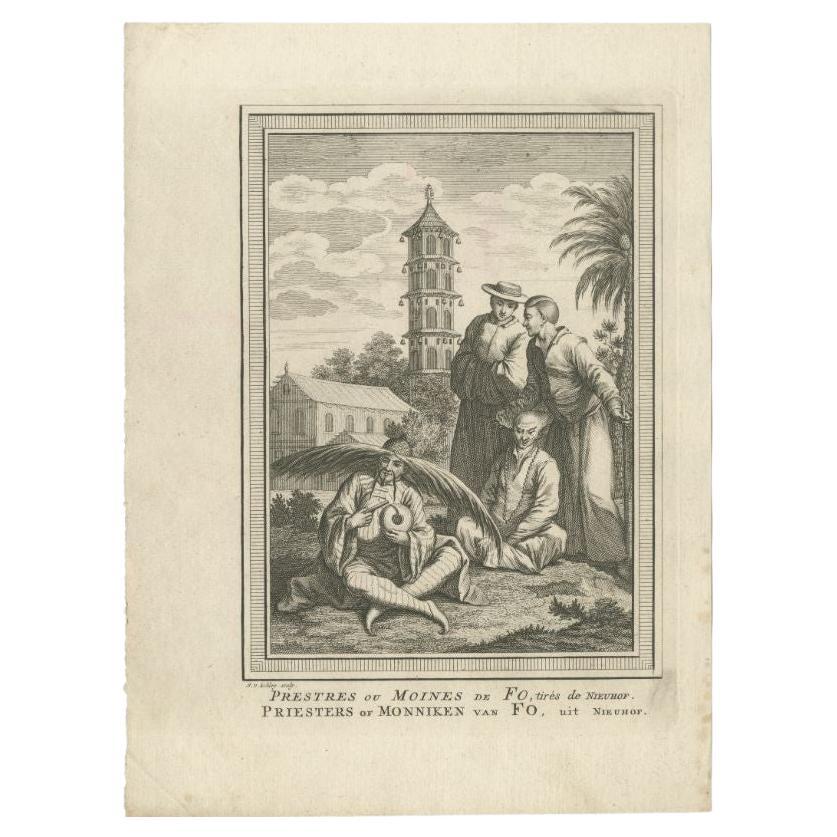 Gravure ancienne intitulée 
