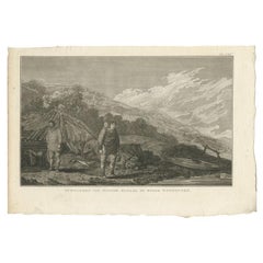 Antique Print of Natives of the Channel of Norton by Cook, 1803