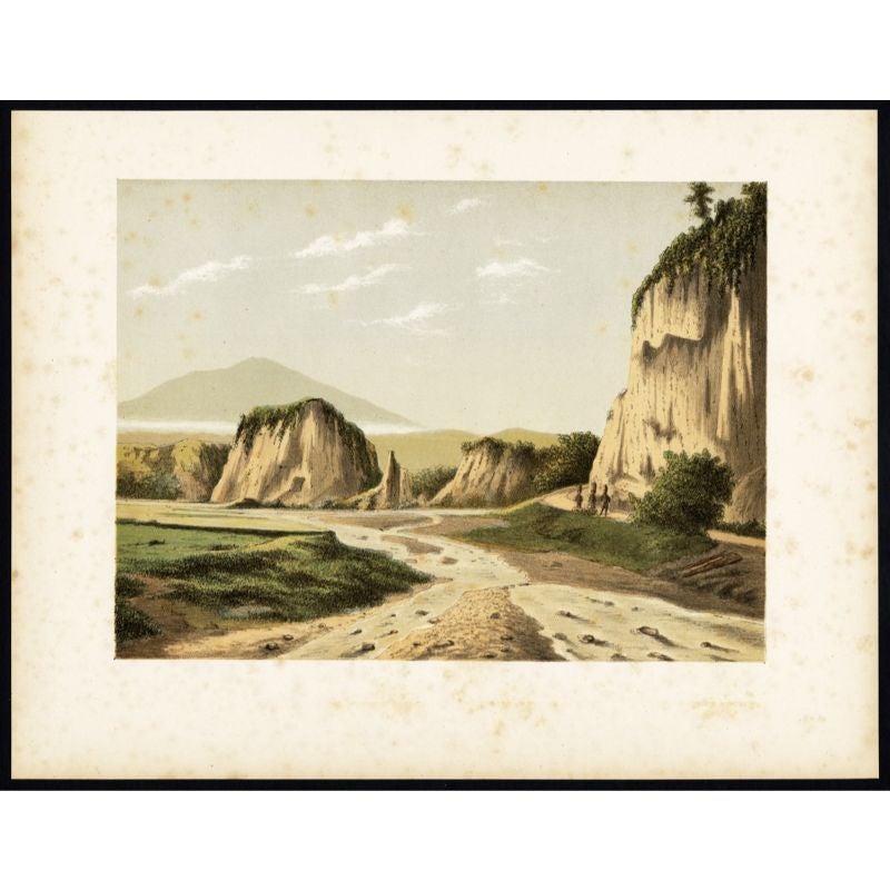 Antique Print of Ngarai Sianok in the the Dutch East Indies, Now Indonesia, 1888 For Sale