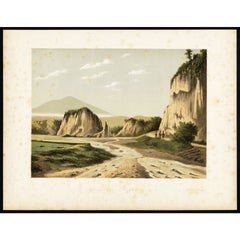 Antique Print of Ngarai Sianok in the the Dutch East Indies, Now Indonesia, 1888