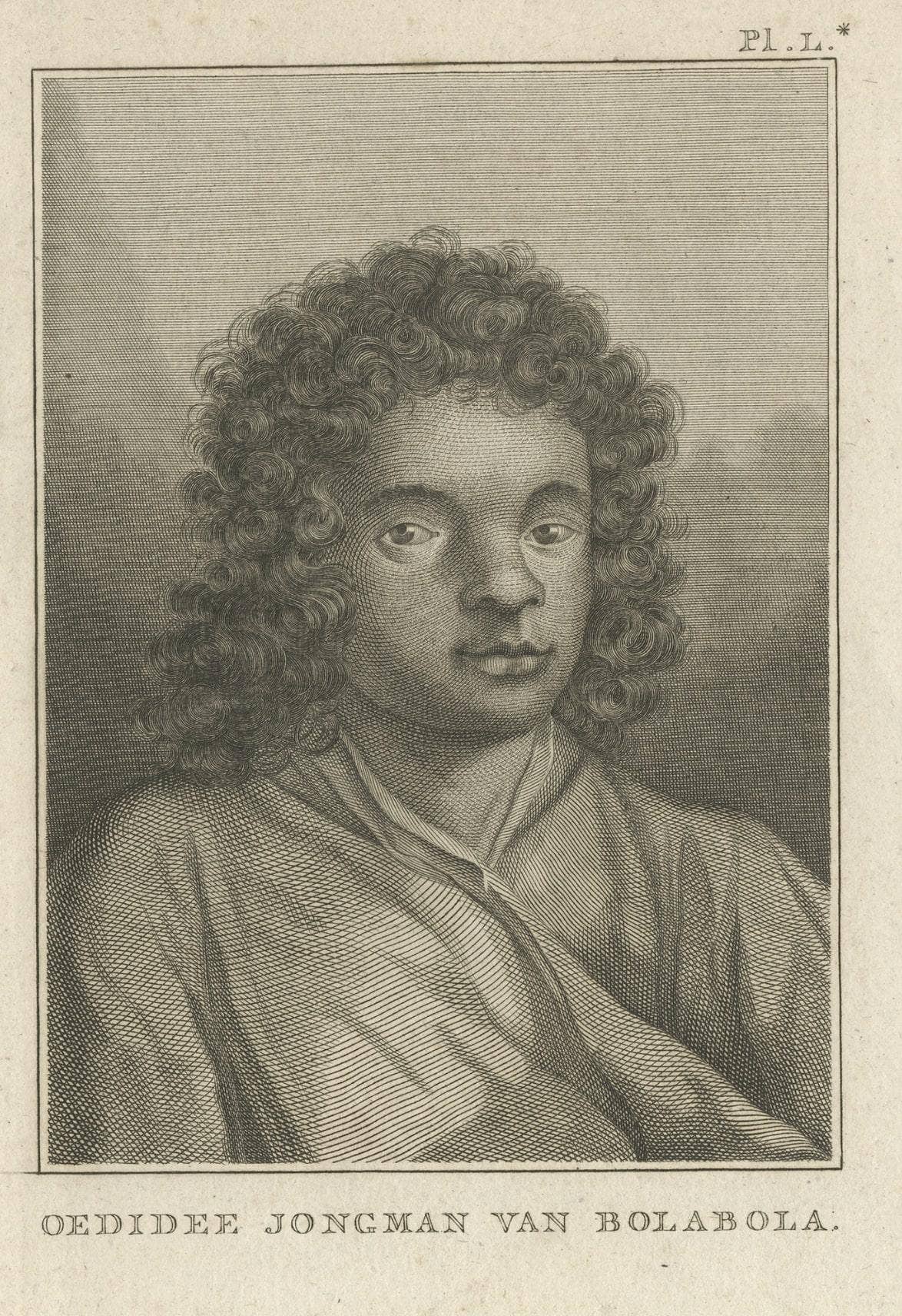 Antique Print of Oedidee, a Native from Bora Bora, 1803