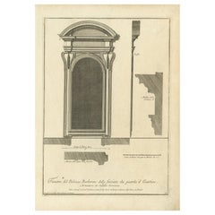 Impression ancienne du Palazzo Barberino par De Rossi, vers 1710