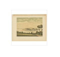 Stampa antica dell'Isola di Penyengat di M.T.H. Perelaer, 1888