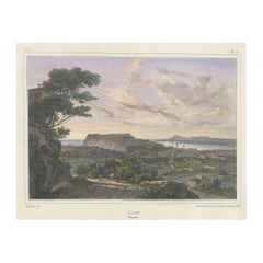 Antiker Druck von Piemont, Nizza, Frankreich, um 1830