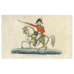 Antique Print of Prince Frederick, Duke of York and Albany, by Evans, 1815