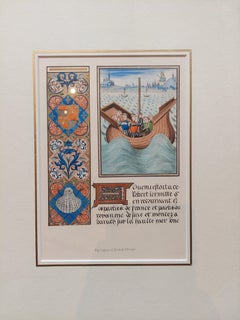 Antique Print of Robert le Mennoit's Vision Made after Froissart '1868'