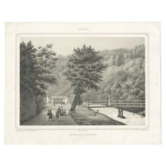 Impression ancienne de Saint-Gervais-les-Bains, c.1840