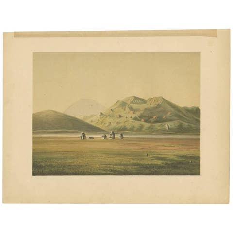 Antique Print of Siva Temples 'Indonesia' by M.T.H. Perelaer, 1888