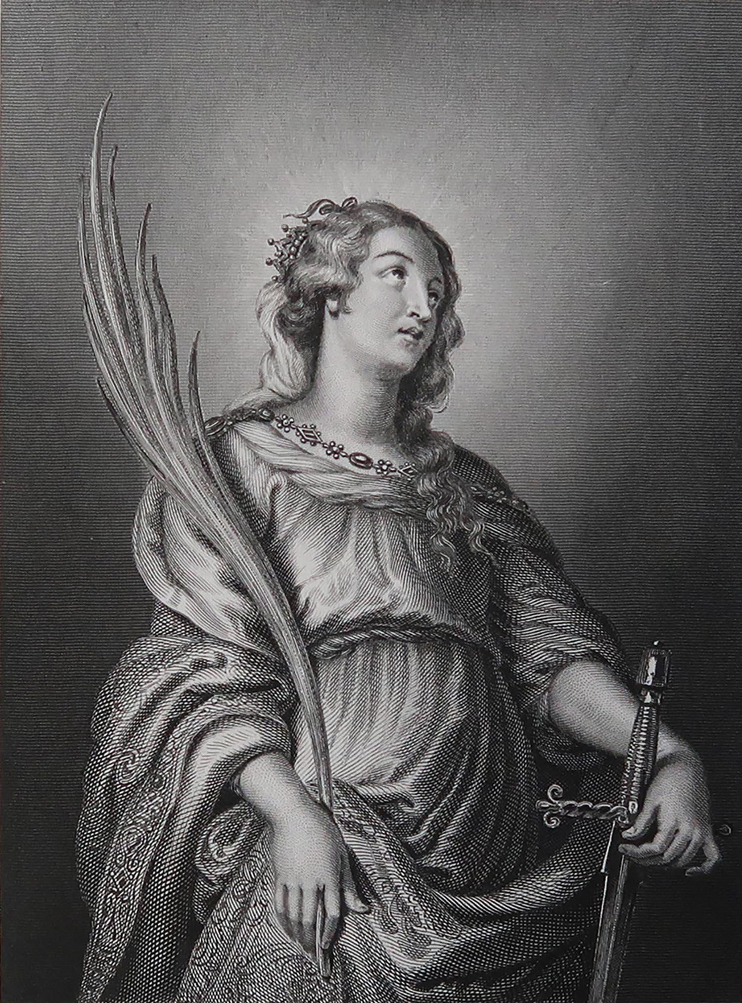 Wonderful image after Rubens.

Fine Steel engraving. 

Published C.1850

Unframed.

