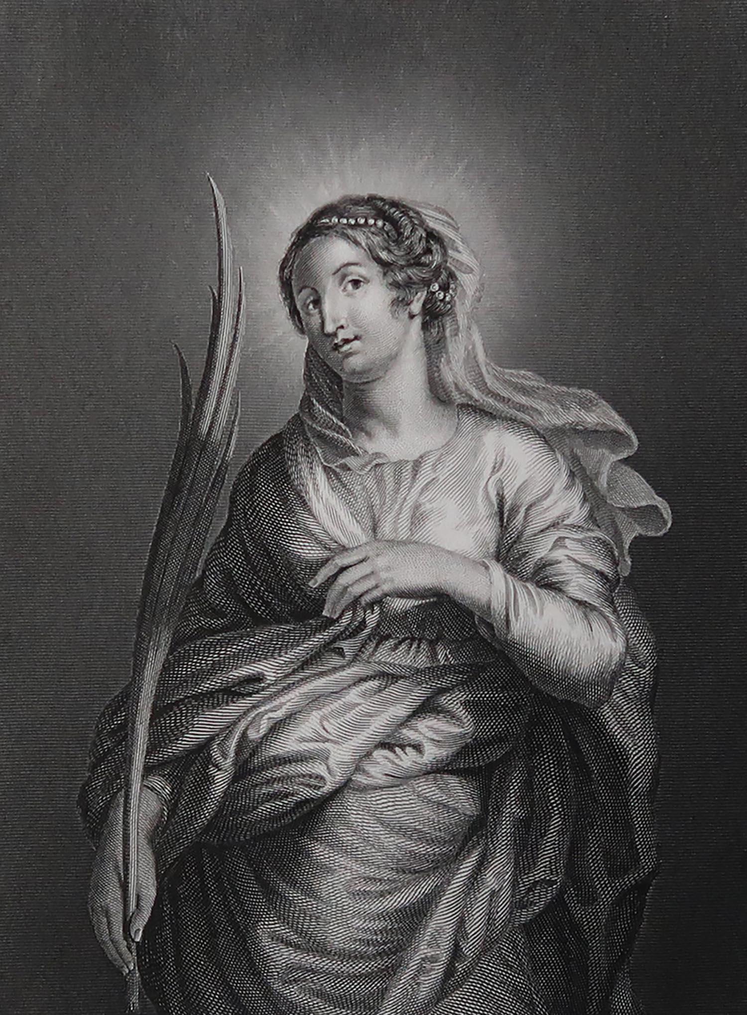 Splendida immagine dopo Rubens

Incisione in acciaio fine. 

Pubblicato  C.1850

Senza cornice.

