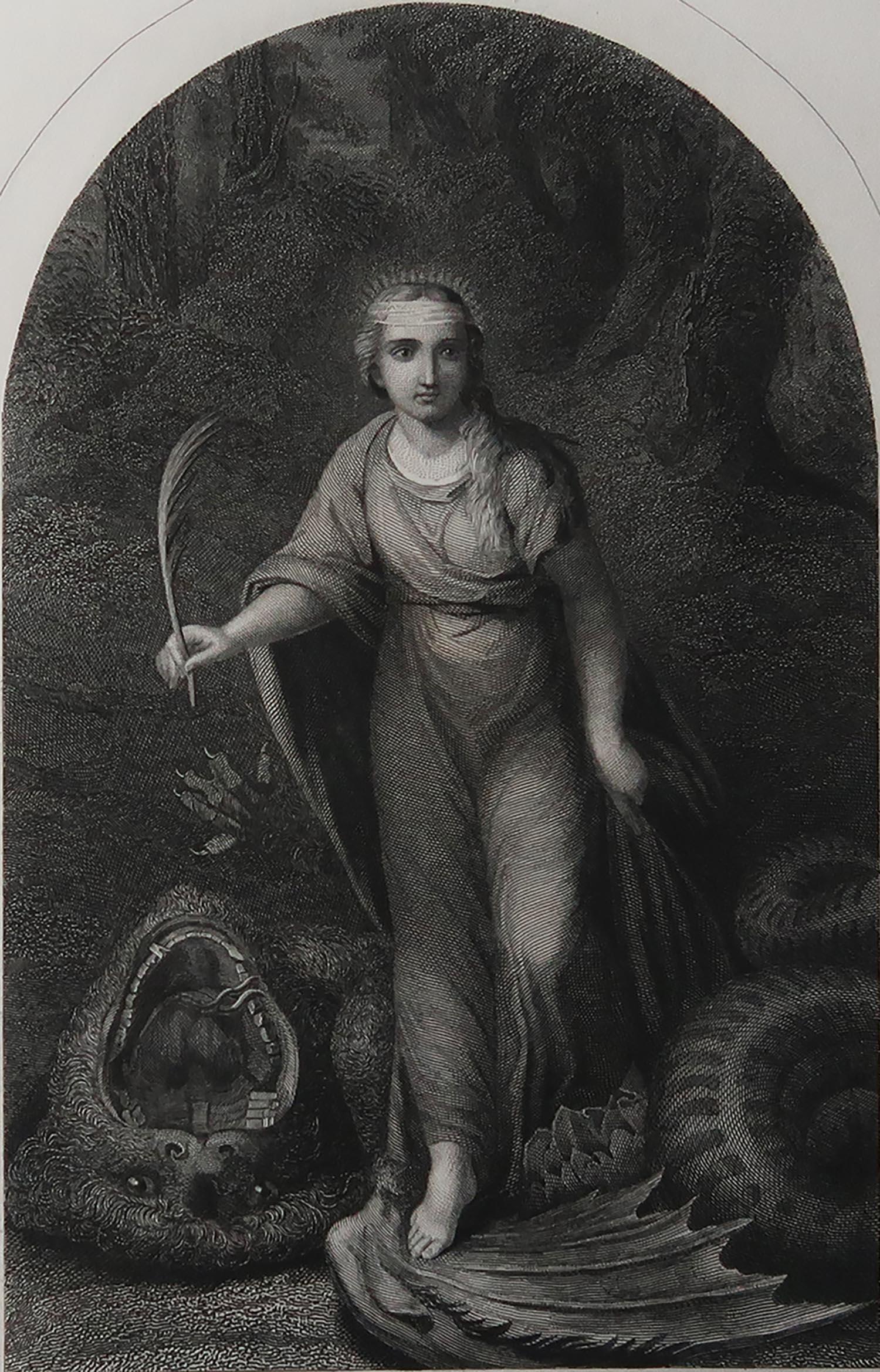 Wonderful image after Raphael

Fine Steel engraving. 

Published C.1850

Unframed.

