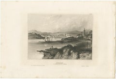 Antique Print of Sydney, New South Wales, Australia