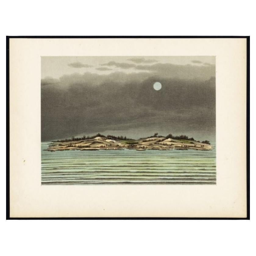 Antique Print of Tanjung Belimbing, Indonesia, 1888 For Sale