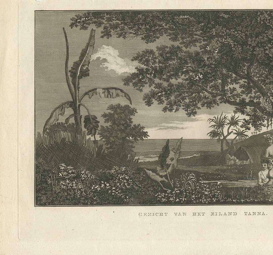 View of Tanna Island: A Glimpse into Vanuatu from Cook's Voyages, 1803