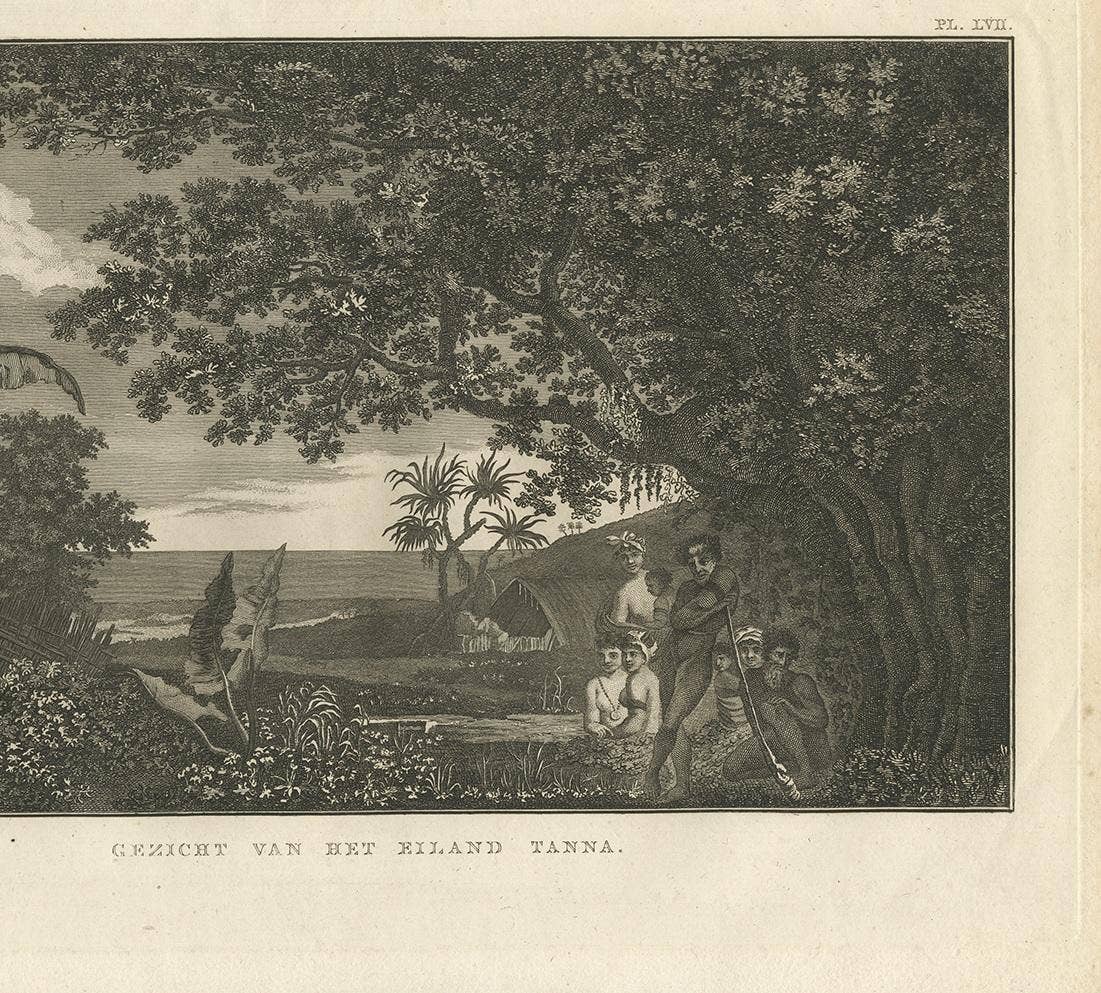 View of Tanna Island: A Glimpse into Vanuatu from Cook's Voyages, 1803