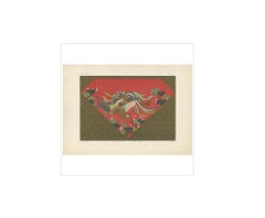 Impression ancienne de la tapisserie 'Japan' par G. Audsley, 1882