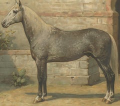 Antique Print of the Algerian Horse by O. Eerelman, 1898