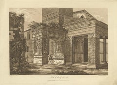 Antique Print of the Arch of the Goldsmith by Abbot, 1820