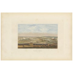 Antique Print of the Battle of Fuentes de Oñoro, 'circa 1860'