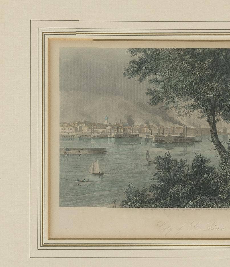 Antique Print of the City of Buffalo by Appleton, 1872