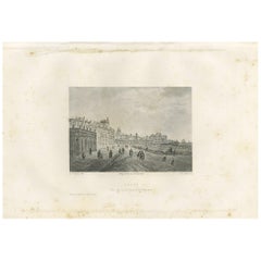Antique Print of the City of Cádiz by Grégoire '1883'