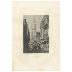 Antique Print of the City of Cairo by Grégoire
1883
Antique Print of the City of Cairo by Grégoire
1883