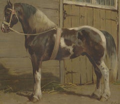 Antique Print of the Danish Horse by O. Eerelman, 1898