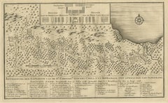 Antique Print of the Expedition from Surabaya to Pangerang by Valentijn, '1726'