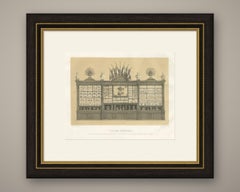 Antique Print of the French Agriculture Display, Vienna World Fair, 1873