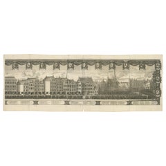 Antique Print of the Funeral of King Charles X Gustav of Sweden 'c.1660'