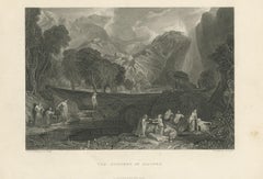 Antique Print of the Goddess of Discord by Appleton, circa 1880