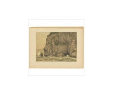 Antique Print of the Gunung Balong Mountain by M.T.H. Perelaer, 1888