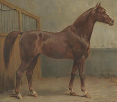 Antique Print of the Hanoverian Horse by O. Eerelman, 1898