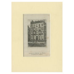 Impression ancienne de l'Institut pour les Blinds d'Amsterdam, vers 1900