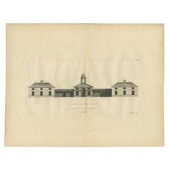 Antique Print of the Office of the Earl of Abercorn in Ireland or Scotland, 1770