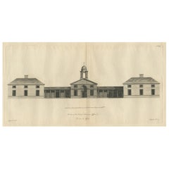 Antique Print of the Office of the Earl of Abercorn in Ireland or Scotland, 1770