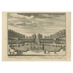 Impression ancienne de la succession Ouderhoek par Stoopendaal, 1719