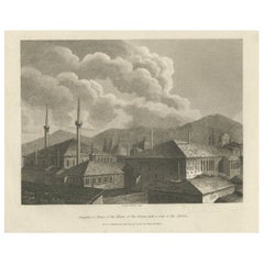 Antique Print of the Palace of the Khans of Crimea, 1811