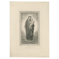 Used Print of the Queen of Peace, c.1880