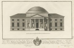 Impression ancienne de la résidence de Christoph Franz Amandus par Stieglitz, vers 1800