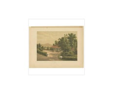 Antique Print of the Residence of Mr. V. Meurs 'Java' by M.T.H. Perelaer, 1888