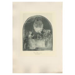 Antique Print of 'The Resurrection' Made after Fra Angelico 'c.1890'