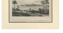 Antique Print of the Roadstead of Riau 'Indonesia' by C.W.M. van de Velde, 1844